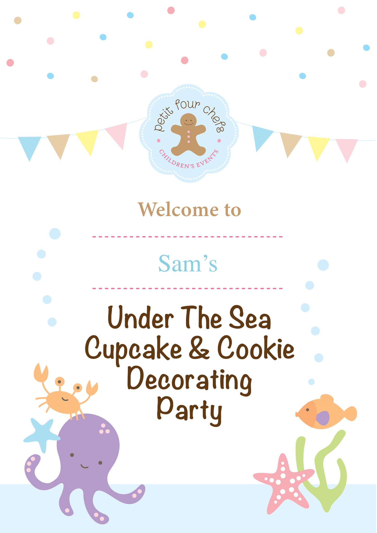 Under the Sea  Bake & Decorate Party Box