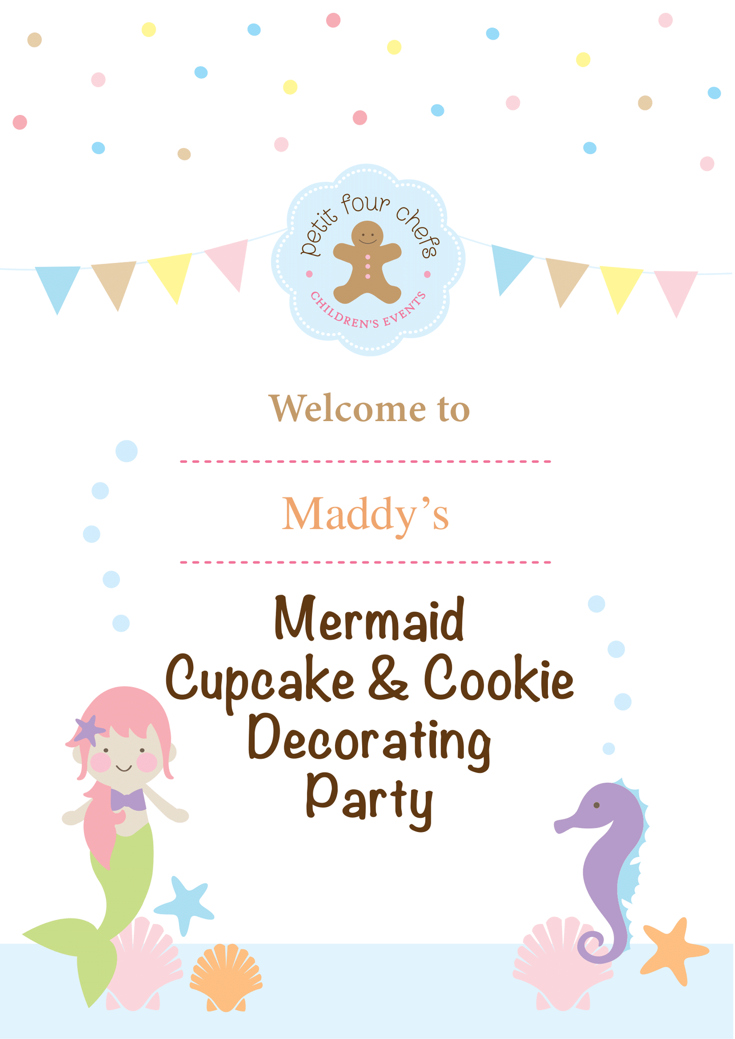 Mermaid Bake & Decorate Party Box